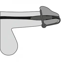 Стимулятор уретри Orion - Penis Plug With Silicone Glans Ring, 4.5х0.8 см - мініатюра 3