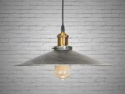 Світильник підвісний E27 Diasha 6856-360-BK-SV Loft, 40W, 100 см, діаметр 36 см, металевий каркас, сучасний стиль, регульована - мініатюра 4