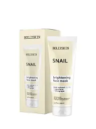 Маска для обличчя Hollyskin Snail Face Mask з муцином равлика, 100 мл