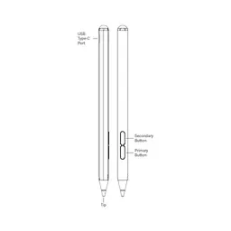 Стилус Xiaomi Redmi Smart Pen White (BHR8577GL) for Redmi Pad Pro (1052506) - мініатюра 4