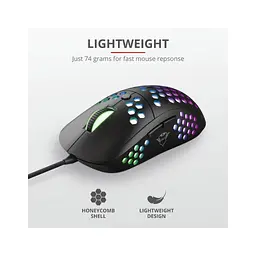 Мишка Trust GXT 960 Graphin Ultra-lightweight RGB USB Black (23758) - мініатюра 9