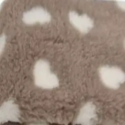 Килимок для собак Vetbed Mink with Magnolia Hearts 160х200 см