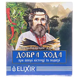 Крем-бальзам Elixir Добра хода при шпорі, кісточці та подагрі 10 мл - мініатюра 2