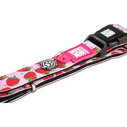 Нашийник для собак Max & Molly Smart ID Collar Strawberry Dream XS 22-35x1.5 см - мініатюра 3