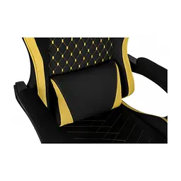 Крісло ігрове GT Racer X-2339 Black/Yellow (X-2339 Fabric Black/Yellow) - мініатюра 10