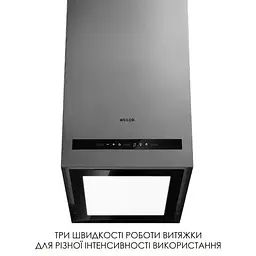 Витяжка острівна Weilor WQS 4815 SS - мініатюра 4