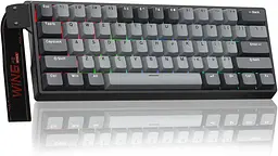 Ігрова магнітна дротова клавіатура AULA WIN60 HE PRО / 60% / Hall Effect / Rapid Trigger / Semantic Magnetic Switch / Grey