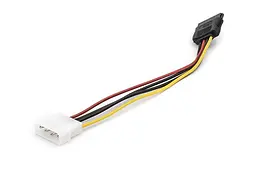 Кабель живлення PowerPlant (CA910953) Molex - SATA, 0.15 м - мініатюра 2