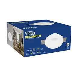 Світильник точковий Violux DOLOMIT-R GU10 IP44 білий ( 130011 ) - мініатюра 3