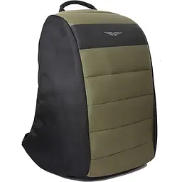 Рюкзак для ноутбука Police Shroud Anti-Theft Backpack 15 дюймів 20 л Чорний/Зелений - мініатюра 2