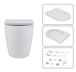 Набір Qtap Nest 4 в 1 підвісний унітаз Robin Ultra Quiet 520x365x365 + комплект інсталяції QT13332381AW47505 - мініатюра 7