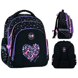 Рюкзак GoPack Education 2606S Bright&Awesome Чорний (GO26-2606S-3)