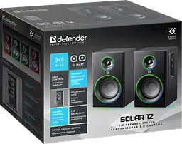 Акустика Defender 2.0 Solar 12BT, 230В Black (65712) - мініатюра 12