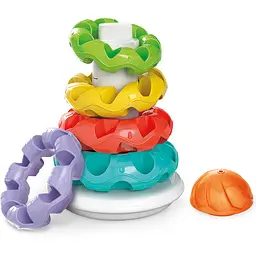 Іграшка-пірамідка Baby Clementoni Stacking Rings (17103) - мініатюра 2