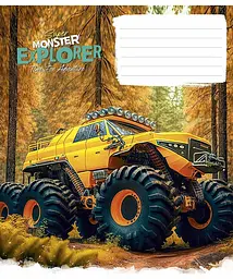 Зошит загальний Школярик Star Super Monster у лінію 12 аркушів 30 шт. (012-3293L) - мініатюра 4