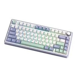 Клавіатура Aula F75 Gasket Greywood V3 switch Hot-Swap PBT Wireless/Bluetooth/USB White (6948391208640) - мініатюра 5