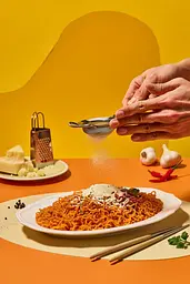 Локшина Nongshim Рамен Шин з сиром Stir Fry 136 г - мініатюра 3