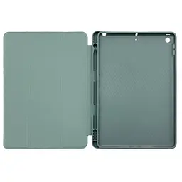 Чохол-книжка CDK для Apple iPad 10.2" 8gen 2020 екокожа/силікон Smart Case cлот стилус (011189) green - мініатюра 5