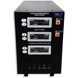 Стабілізатор напруги Volt Polska трифазний AVR 10000VA 3% 3F