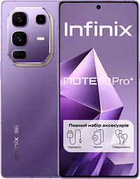 Смартфон Infinix Note 50 Pro+ (X6856) 12/256GB Enchanted Purple (UA UCRF) [NFC, 5G]