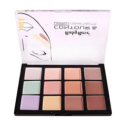 Палетка кольорових коректорів і консилерів Ruby Rose Contour & Correct Cream Palette HB-8087, 25.2 г (6295125002990) - мініатюра 3