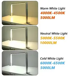 Настільна LED лампа 80 см CS-MJD03 чорна - мініатюра 3