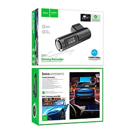 Відеореєстратор Hoco DV1 Driving Recorder Black - мініатюра 2