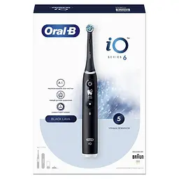 Електрична зубна щітка Oral-B iO Series 6 Black Lava [69457] - мініатюра 7