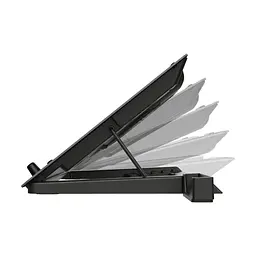 Підставка до ноутбука Trust GXT 1125 Quno (17.3") Blue LED Black (23581_TRUST) - мініатюра 2
