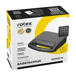 Вафельниця Rotex RSM122-B - мініатюра 9
