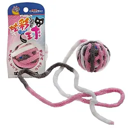 CattyMan Caddice Ball Long Tail мяч довгий хвіст іграшка для котів Рожевий
