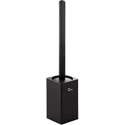 Йоржик для унітазу Qtap Liberty BLM 1157-2, Чорний матовий