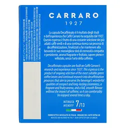 Кава в капсулах Carraro Lavazza A Modo Mio Decaffeinato, 16 капсул - мініатюра 6