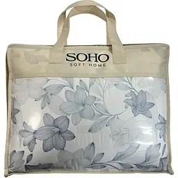 Комплект постільної білизни Soho Light flower Євро з легкою ковдрою 200 х 230 см (03-BT-7173-Flower) - мініатюра 3