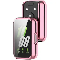 Чохол-накладка DK Samsung Galaxy Fit3 (R390) Silicone Face Case (pink rose) - мініатюра 2