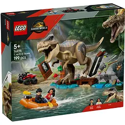 Конструктор LEGO Jurassic World Втеча річкою від тиранозавра 199 деталей (76975)