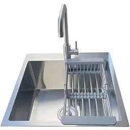 Комплект мийка + змішувач Romzha Arta U-450 (B) - мініатюра 2