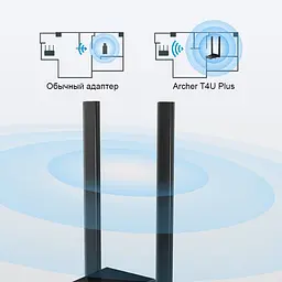 Адаптер WiFi Archer T4U plus AC1300, USB TP-Link teh0017369 - мініатюра 6
