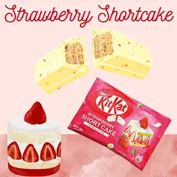 Шоколадні міні-батончики Nestle KitKat Mini Strawberry Shortcake Flavor 10 шт х 11.6 г - мініатюра 4