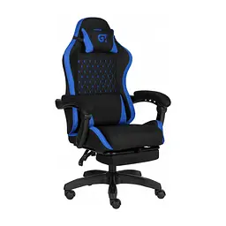 Крісло ігрове GT Racer X-2339 Black/Blue (X-2339 Fabric Black/Blue) - мініатюра 3