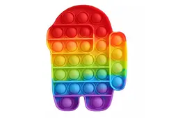 Антистрес іграшка Pop It Among Us LK2038 розмір 14.5х11х2 см