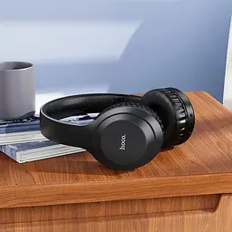 Навушники Bluetooth Hoco W30 Fun move Black - мініатюра 3