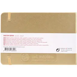 Блокнот для графіки Royal Talens Art Creation А5 (14.8х21 см) 140г/м2 80л White Gold - мініатюра 2