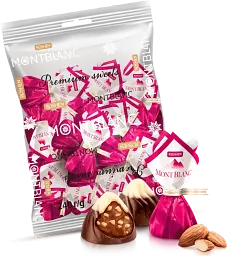 Цукерки Roshen Mont Blanc з подрібненим мигдалем 1 кг - мініатюра 2