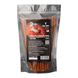 Ковбаски курячі ДО ПИВА Meat Chips зі смаком "подвійний сир" (в/к) 500г