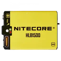 Акумулятор Li-Ion Nitecore HLB1500 3.7V 1500mAh USB-C захищений (Жовтий)