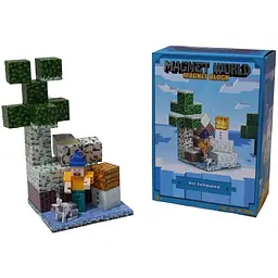 Конструктор магнітний Minecraft Блоки 116 деталей 15x10x6 см T9916