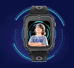 Дитячий смарт-годинник Smart Baby Watch D38-X3 з SIM-картою GPS прослуховуванням відеодзвінком 4G Play Market рожевий - мініатюра 4