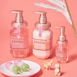 HONEY Melty Moist Repair Shampoo зволожуючий відновлюючий шампунь для гладкості волосся, 440 мл - мініатюра 4