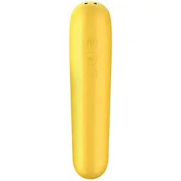 Смарт-вібратор та вакуумний стимулятор 2-в-1 Satisfyer Dual Love Yellow - мініатюра 4